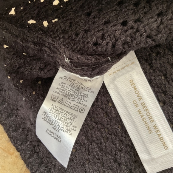 Loft open weave crochet cardigan NWT - Picture 3 of 4